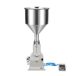 Pneumatische vulmachine - met voetpedaal - voor vloeistoffen en pasta’s - Doseerbereik 5-50ml
