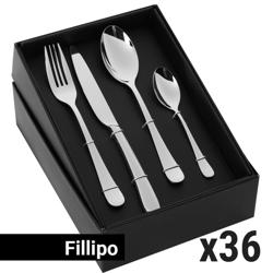 (144 sztuki) Zestaw sztućców Fillipo – 144 szt. – dla 36 osób