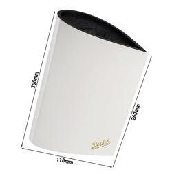 BERKEL | Universal Knife Block – White - Up to 6 Knives - Without Knives