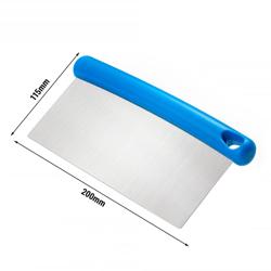 Degskärare - rak kant - 200x115 mm - Rostfritt stål - Handtag i plast