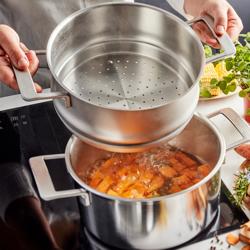 DEMEYERE | Industry 5 Roasting Pot with Lid – Ø200 mm – 18/10 Stainless Steel – Induction Ready