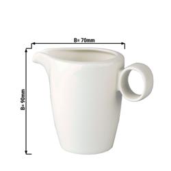 (1 pz) LUX - Lattiera - 15cl - Porcellana - 70x70mm - Elfenbein