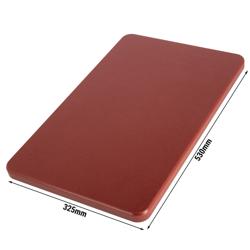 Polietilen Kesim Levhası - 325x530mm - Kalınlık: 20mm - HACCP uyumlu - Kahverengi