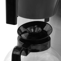 Máquina de café de filtro, com bule de vidro  (1,7 litros) - Cafeteira | Percolador	