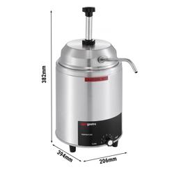 Distributeur de sauces chauffant - 550 watts - 4,4 litres - incl. insert