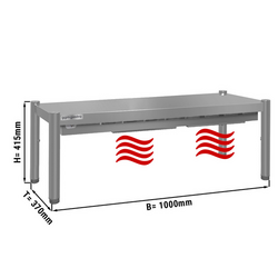 Thermal bridge ECO - 1000x370mm - with 1 shelf - height: 415mm