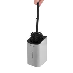AIR-WOLF | Wall Mounted Toilet Brush Holder – Brushed Stainless Steel
