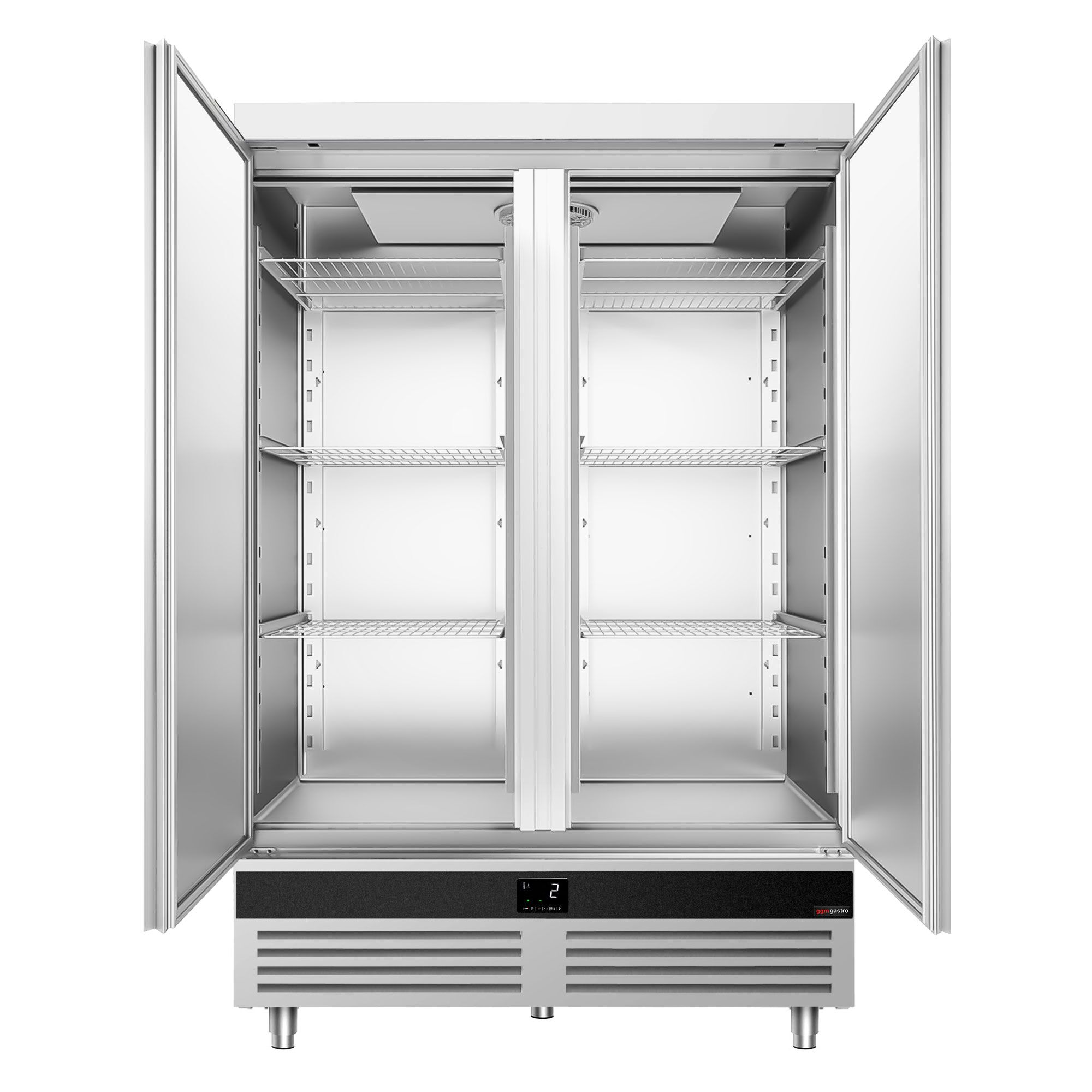 Armoire réfrigérée positive Inox AISI 430 PREMIUM - 1200 L - avec 2 portes