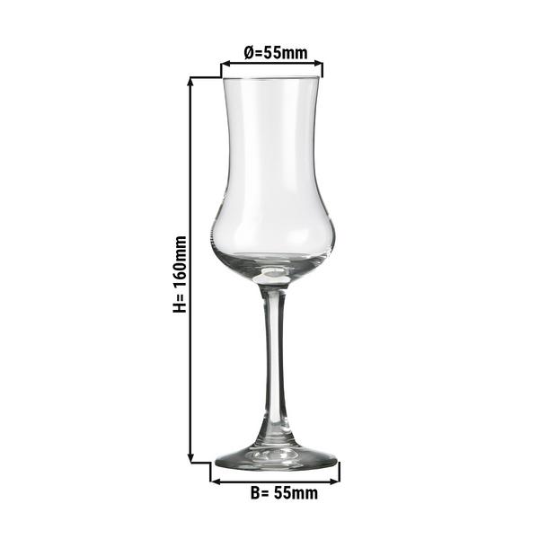 (6 pcs) Tumbler - SPECIALS - 90 ml - Clear