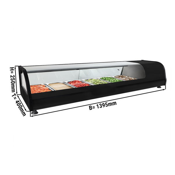 Tapas rashladna vitrina PREMIUM - 6x GN 1/3
