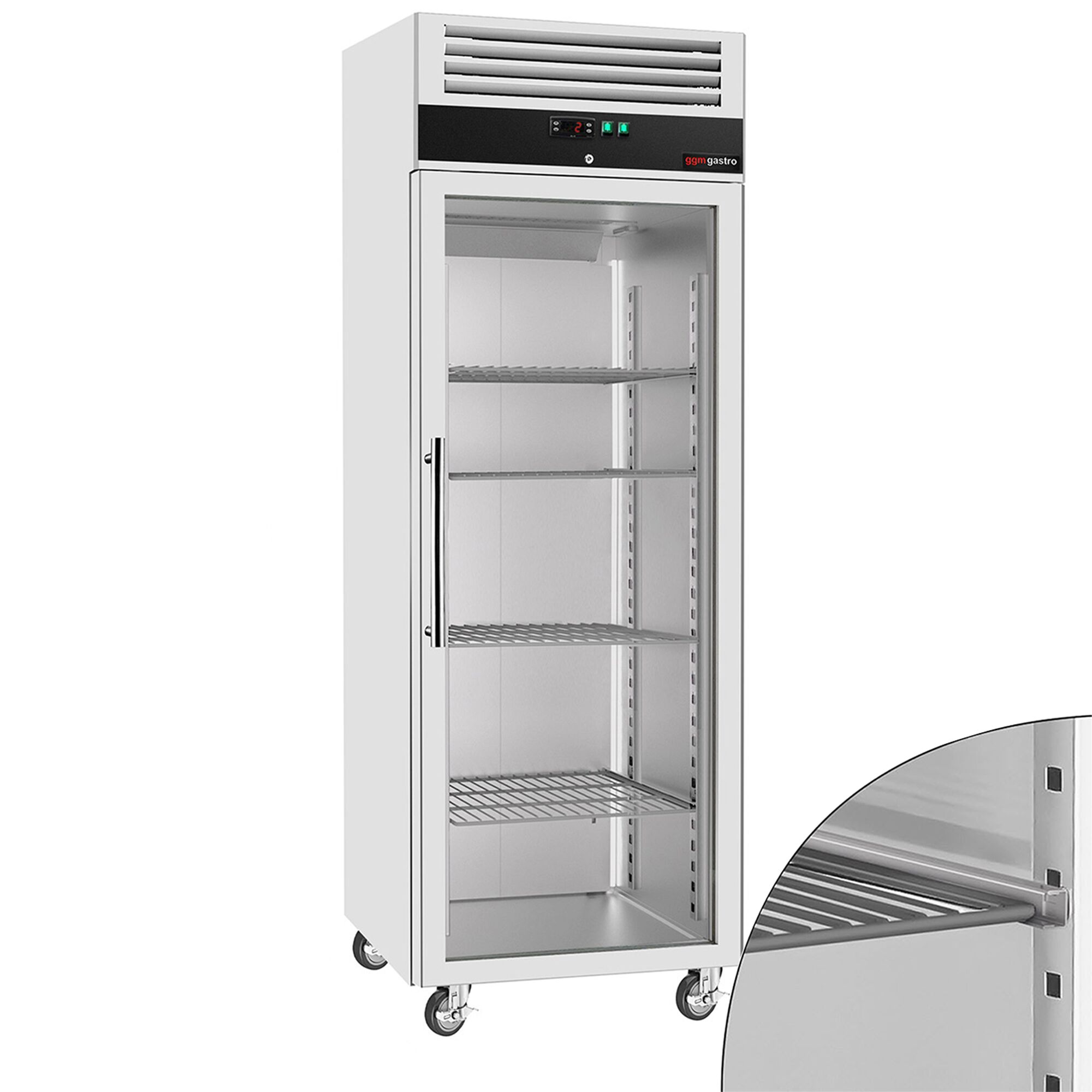 Kühlschrank ECO - 600 Liter - mit 1 Glastür
