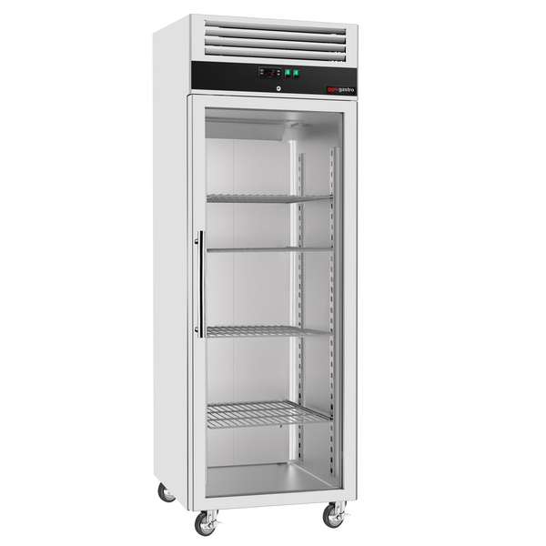 Buzdolabı Paslanmaz Çelik ECO - 600 Litre - 1 Cam Kapılı 