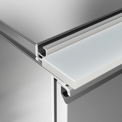 Saladette PREMIUM - 450mm - 1 glazen deur - met ingang voor 1x GN 1/1 & Roestvrijstalen deksel