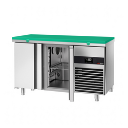 Vrieswerkbank PREMIUM - 1400x700mm - 2 deuren - met 2 deuren - incl. snijplank groen