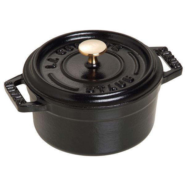 STAUB | LA COCOTTE - Mini kookpot - Ø 100mm - Gietijzer - Zwart