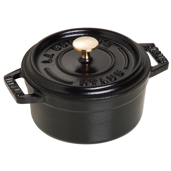 STAUB | LA COCOTTE - Mini Cocotte - قابلمه چدنی - مشکی - قطر 100 میلی متر