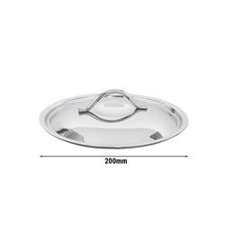 Stainless Steel Pot Lid – Ø 200 mm - 304 SS - heatproof handle - dishwasher safe