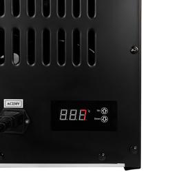 GASTRO-COOL | Üvegajtós italhűtő - 375 mm - 48 liter - 1 üvegajtóval & világító reklámpanel & LED‑világítás - fekete