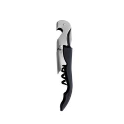 (6 قطع) فتاحة نبيذ - Bar Professional - طراز النادل - 3 في 1 - الطول: 150 mm - أسود