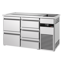 Pivski štand PREMIUM - 1550x700 mm - 5 ladica