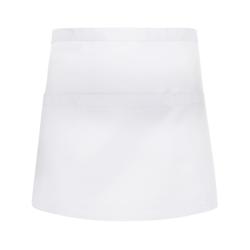(6 pieces) KARLOWSKY | Basic Waist Apron with Pocket – White - 600x350 mm