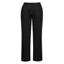 (5 Stück) Damen Kochhose Basic - Schwarz - Größe: S