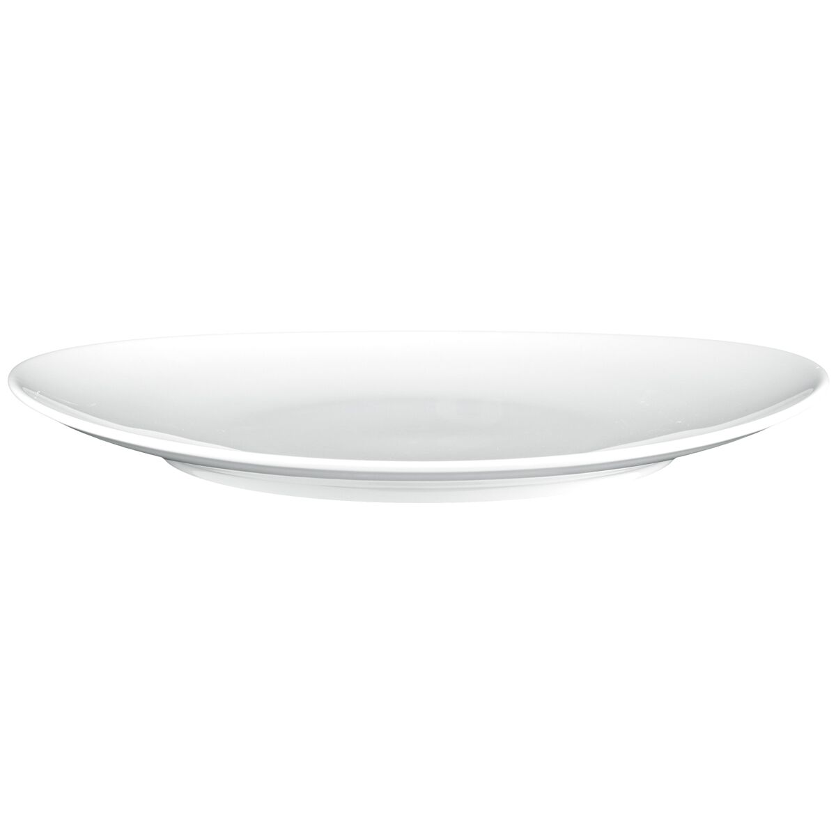 (2 pièces) SELTMANN WEIDEN | Assiette - plate ovale - 340x301 mm - Blanc         