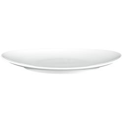 (2 Stück) SELTMANN WEIDEN | Teller - flach oval - 340x301mm - Weiß