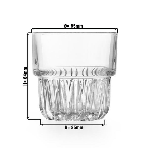 (12 komada) Višenamjenska čaša za piće - EVEREST - 266 ml - Prozirna 