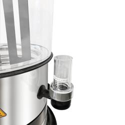 Kakaodispenser für heiße Schokolade - 9 Liter - 1,1 kW Schwarz/Silber