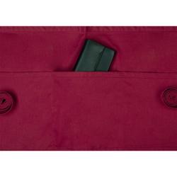 (6 pieces) KARLOWSKY | Basic Waist Apron with Pocket – Bordeaux - 600x350 mm