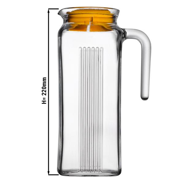 (12 pieces) RIAD - Glass carafe - 1000 cc