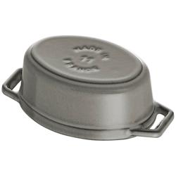 STAUB | LA COCOTTE - Mini kookpot - Ø 110mm - Gietijzer - Grafietgrijs