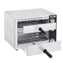 Elektro Mini Pizzaofen / Flammkuchen Ofen - 2 x 33cm - Manuell