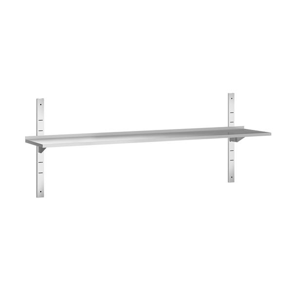 RVS wandplank PREMIUM - 1800x400mm