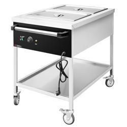 Bain-Marie Thermowagen - 1,95 kW - 2x GN 1/1 - Beckentemperatur gemeinsam regelbar