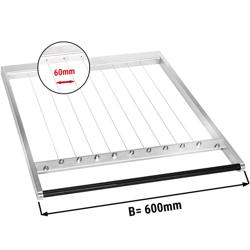 Cadru tăietor ciocolată pentru cuțit tăiat praline PSDIC3 & PSDIC64 - profesional - Distanță sârmă: 60 mm - compatibil cu PSDIC3 & PSDIC64
