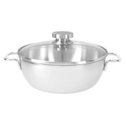 DEMEYERE | Apollo 7 Conical Braising Pan with Glass Lid – Ø 28 cm - Counter Grip