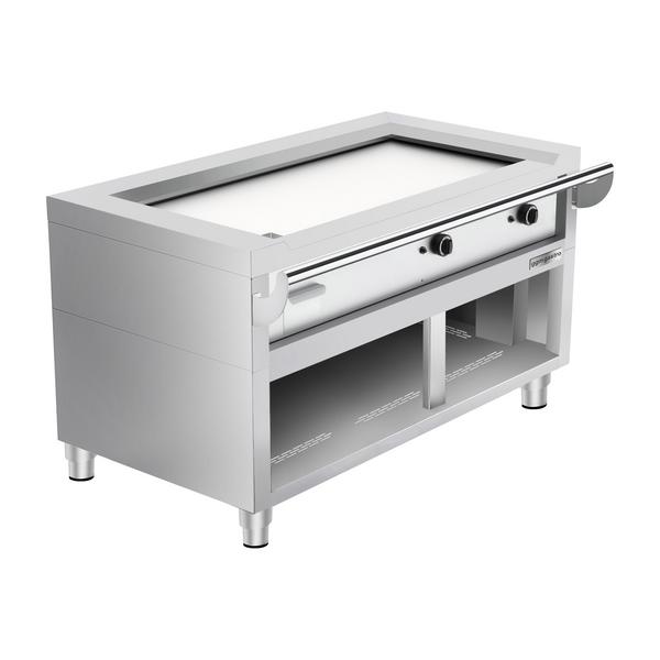 Gas Teppanyaki Grill - 17kW - Smooth griddle - Grill plate