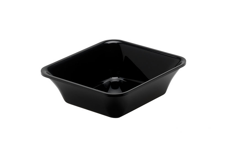 Dikdörtgen sunum tepsisi - GN 1/6 - 176x162x50mm - Siyah