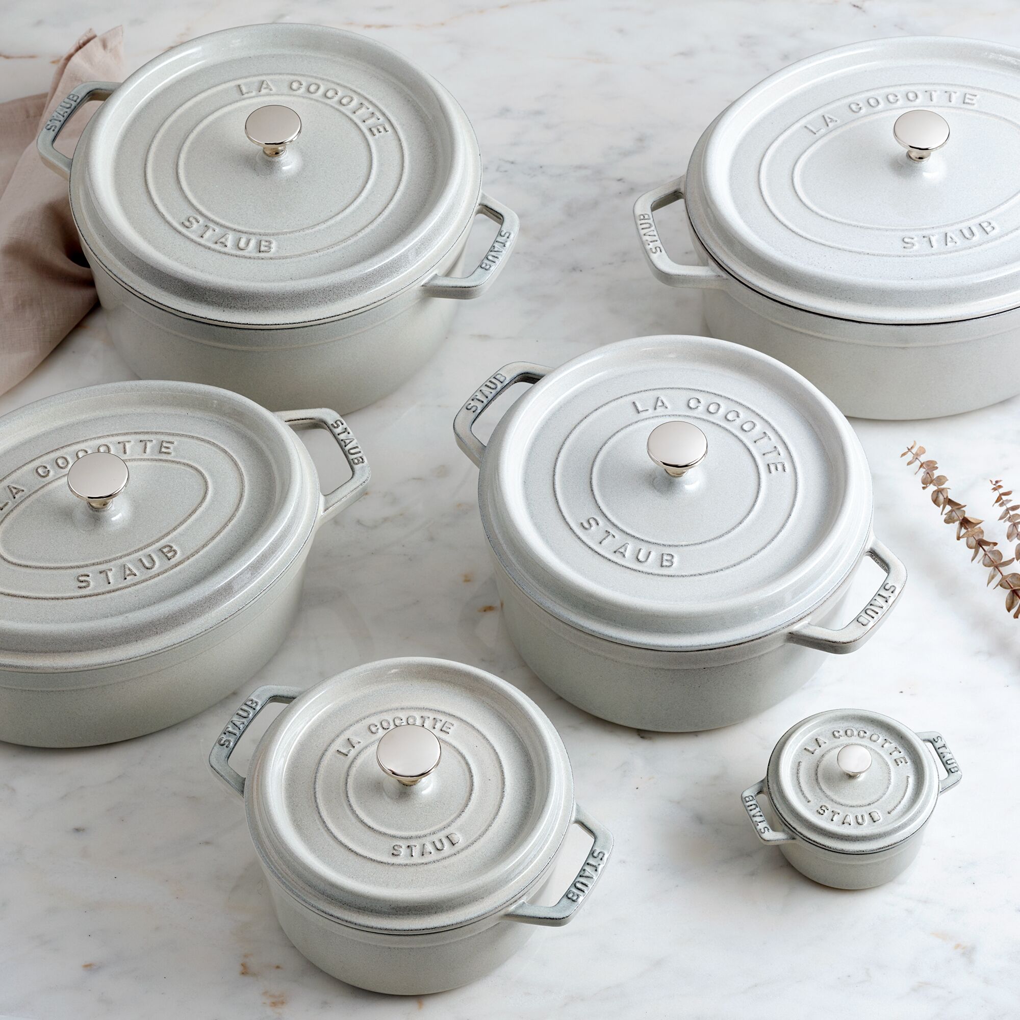 STAUB | LA COCOTTE - Cocotte - ovale - 290mm - Fonte - Truffe blanche	