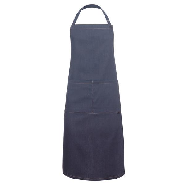 (6 st.) Karlowsky - Haklappsförkläde Jeans-Style - Vintagesvart