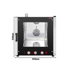 Газовий пароконвектомат для пекарні - Manual (механічне управління) - 6x GN 1/1 або EN 60x40