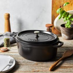 STAUB | LA COCOTTE - Kookpot - Ovaal - 170mm - Gietijzer - Zwart