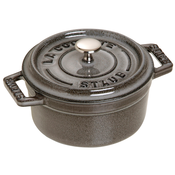 STAUB | LA COCOTTE - Mini kookpot - Ø 100mm - Gietijzer - Grafietgrijs
