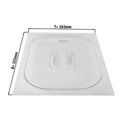 (6 pièces) Couvercle GN 1/2 en polycarbonate – Transparent
