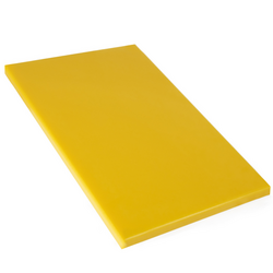 Planche à découper - 250x400mm - Epaisseur 20mm - Jaune	