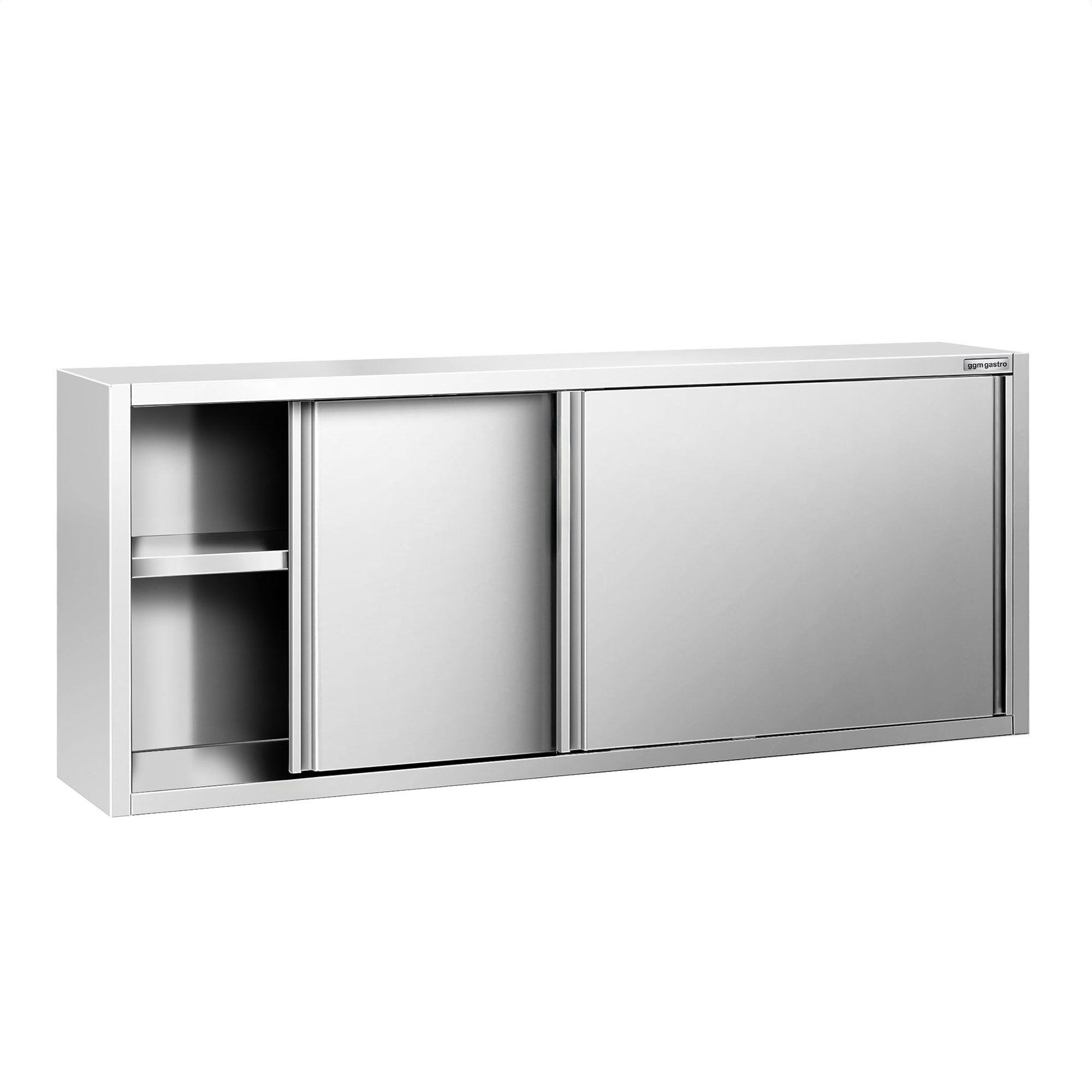 Armoire murale en acier inoxydable PREMIUM - 2000x400mm - avec portes coulissantes - 800mm de haut
