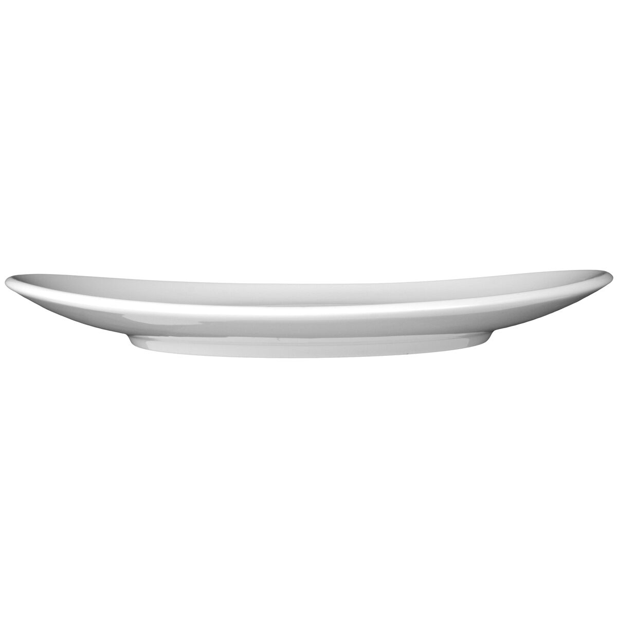 SELTMANN WEIDEN | Oval Porcelain Plate 250 x 230 mm Meran Steak & More – White, Stackable, Abrasion Protection, Easy-Clean, Low Injury Risk