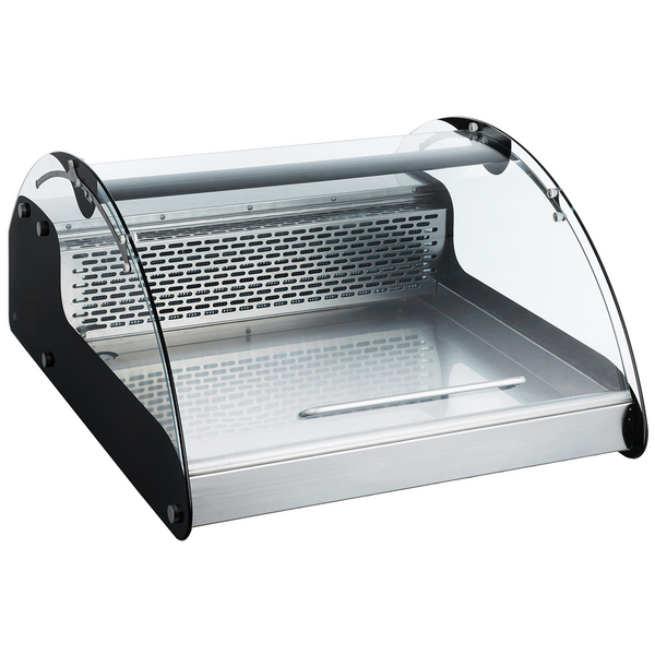 	Vitrină frigorifică de masă pentru pește și carne - 118 litri - 690mm - rotundă - cu 4 rafturi